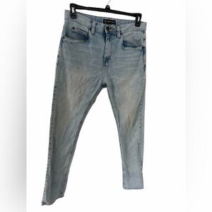 EMPYRE men's slim straight fit light wash jeans Size 32